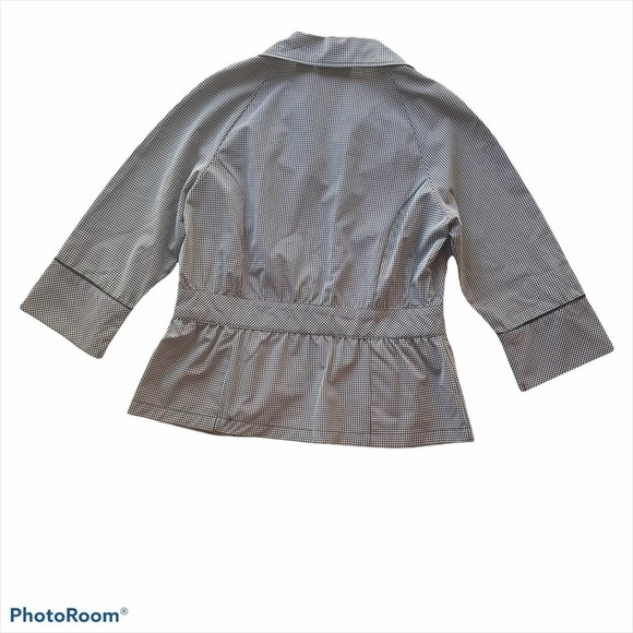 Drapers & Damon Jacket Black White Size XSP Petite Gingham office - Picture 9 of 10